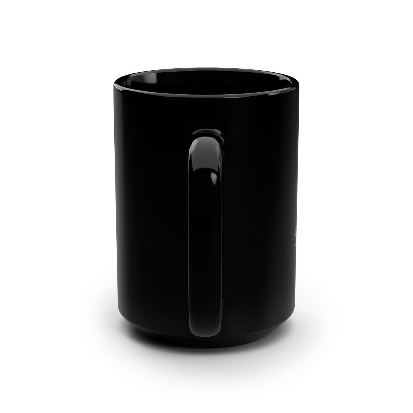 Black Coffee Mug - 15oz Ceramic