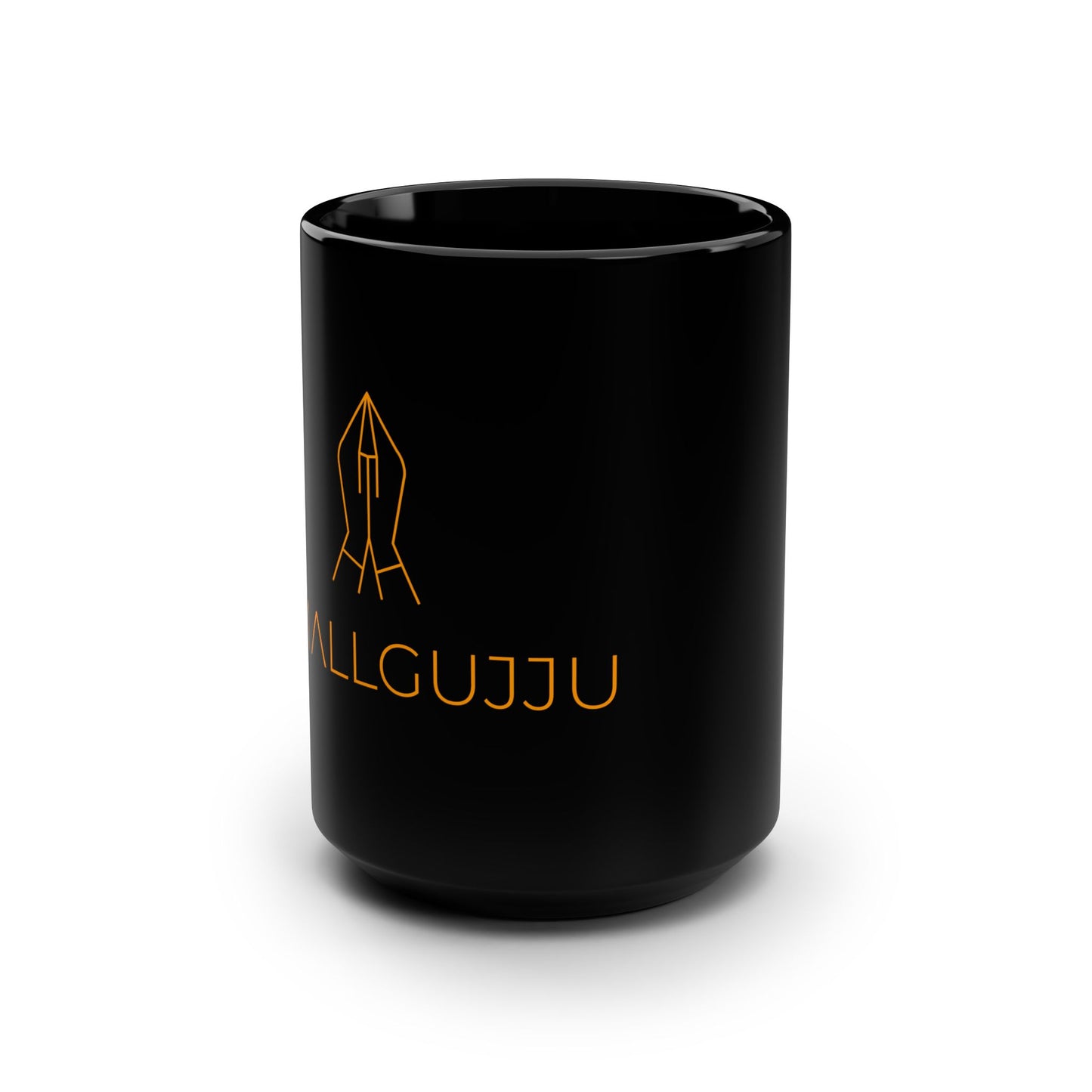 Black Coffee Mug - 15oz Ceramic